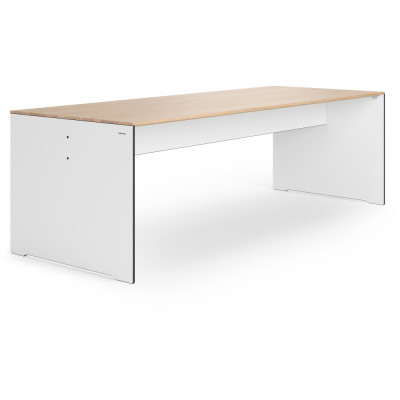 Conmoto - Riva Tisch XL Eiche HPL Indoor - Weiß Conmoto - Riva Tisch XL Eiche HPL Indoor - Weiß