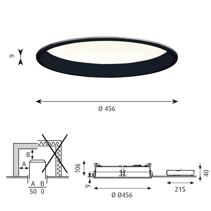 Louis Poulsen - LP Circle Einbau Deckenleuchte Louis Poulsen - LP Circle Einbau Deckenleuchte