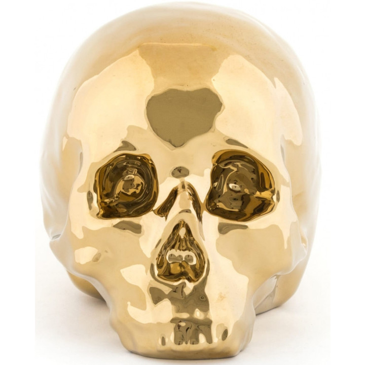 Seletti - Memorabilia My Skull Deko Totenkopf - Gold Seletti - Memorabilia My Skull Deko Totenkopf - Gold