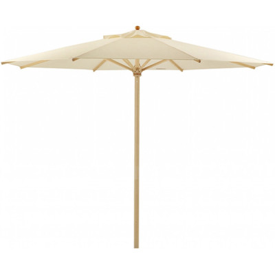 Weishäupl - Klassiker Sonnenschirm Ø300 cm mit Flaschenzug und Knick - Natur (01) | mit Schutzhülle Weishäupl - Klassiker Sonnenschirm Ø300 cm mit Flaschenzug und Knick - Natur (01) | mit Schutzhülle