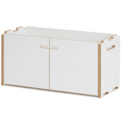 Tojo - Hochstapler Regal - Anbaumodul mit Türen | Anthrazit