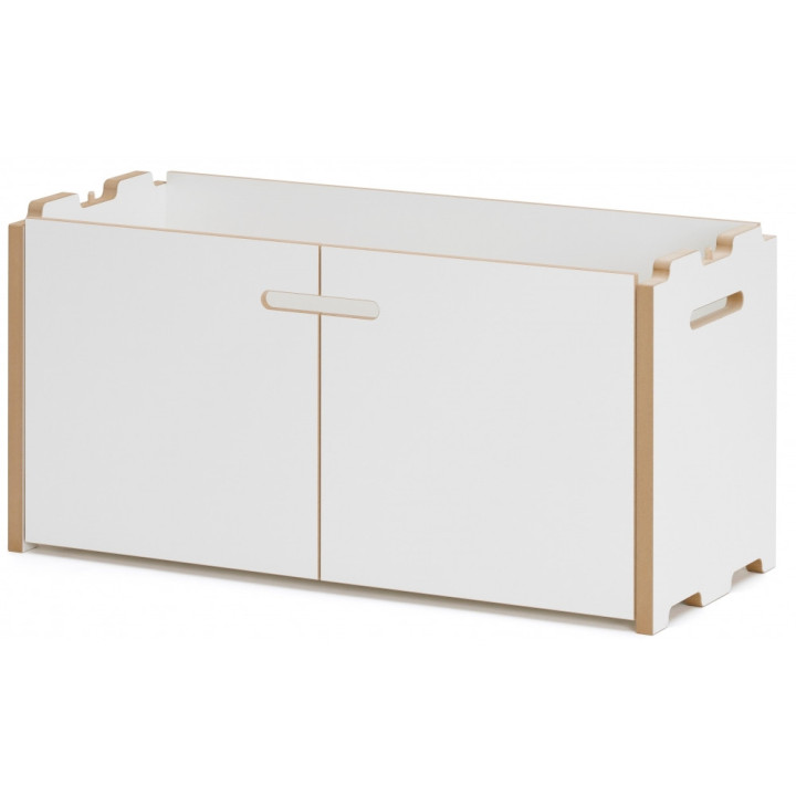 Tojo - Hochstapler Regal - Anbaumodul mit Türen | Anthrazit Tojo - Hochstapler Regal - Anbaumodul mit Türen | Anthrazit