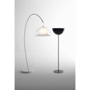 Pedrali - L002T Stehleuchte - Rot Transparent | Schwarz