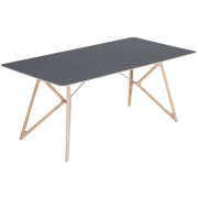 Gazzda - Tink Esstisch Linoleum - 200 x 90 cm / Schwarz