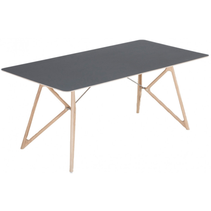 Gazzda - Tink Esstisch Linoleum - 200 x 90 cm / Schwarz Gazzda - Tink Esstisch Linoleum - 200 x 90 cm / Schwarz