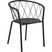 Vermobil - Daisy Armlehnstuhl DE301 - Schwarz