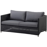 Cane-line - Diamond 2-Sitzer Sofa - Weave -  Graphit