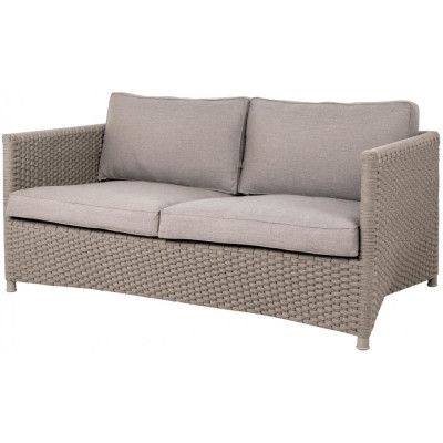 Cane-line - Diamond 2-Sitzer Sofa - Soft Rope -  Taupe Cane-line - Diamond 2-Sitzer Sofa - Soft Rope -  Taupe