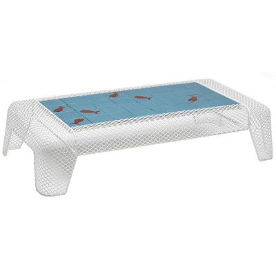 Emu - Ivy Couchtisch rechteckig - Kacheln mit Fischmotiv (glänzend) Emu - Ivy Couchtisch rechteckig - Kacheln mit Fischmotiv (glänzend)