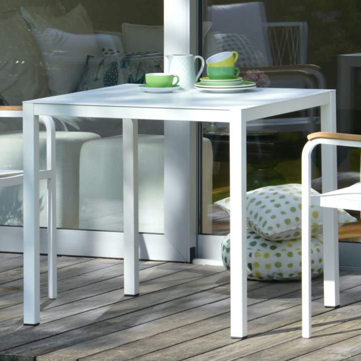 Fiam - Aria Tisch - 80 x 80 cm | Weiß Fiam - Aria Tisch - 80 x 80 cm | Weiß