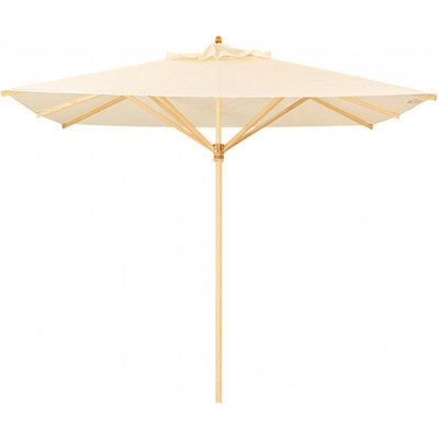 Weishäupl - Klassiker Sonnenschirm 300x300 cm mit Flaschenzug und Knick - Natur (01) | mit Schutzhülle Weishäupl - Klassiker Sonnenschirm 300x300 cm mit Flaschenzug und Knick - Natur (01) | mit Schutzhülle