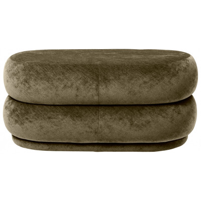 Ferm Living - Pouf Hocker oval - Forest (3) Ferm Living - Pouf Hocker oval - Forest (3)