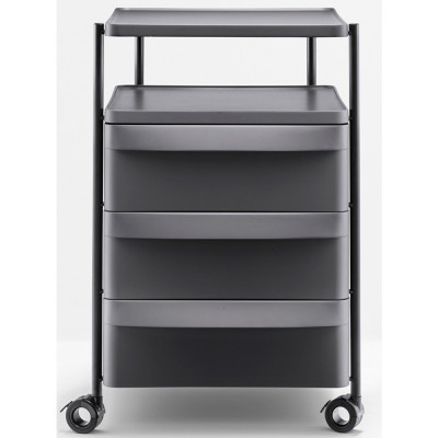 Pedrali - Boxie Rollcontainer groß - Blau | Schublade oben Pedrali - Boxie Rollcontainer groß - Blau | Schublade oben