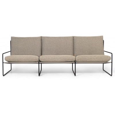 Ferm Living - Desert Sofa 3-Sitzer - Schwarz / Sand dunkel (Dolce) Ferm Living - Desert Sofa 3-Sitzer - Schwarz / Sand dunkel (Dolce)