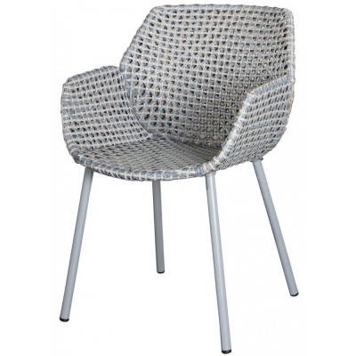 Cane-line - Vibe Stuhl - Hellgrau / Grau / Taupe Cane-line - Vibe Stuhl - Hellgrau / Grau / Taupe