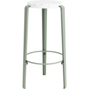 TIPTOE - Big Lou Bar Hocker Recyceltes Plastik Venezia - Eucalyptus Grey