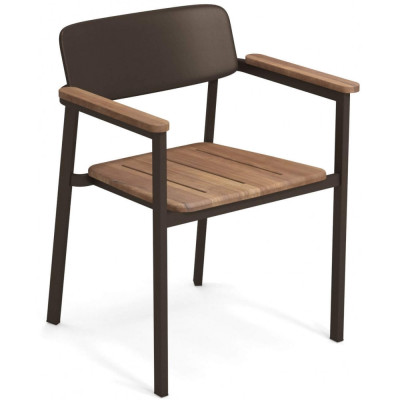 Emu - Shine Armlehnstuhl Teakholz - Indischbraun Emu - Shine Armlehnstuhl Teakholz - Indischbraun