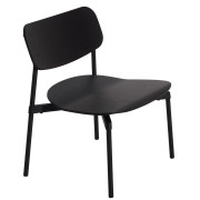 Petite Friture - Fromme Wood Lounge Stuhl - Schwarz