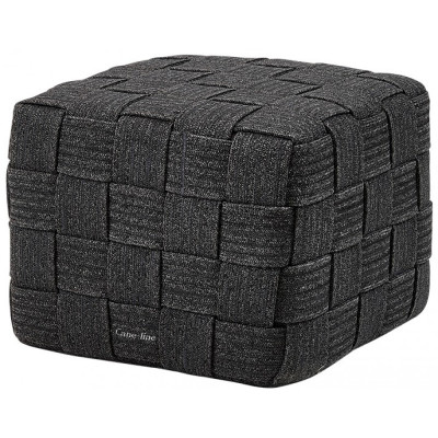 Cane-line - Cube Hocker - Dunkelgrau Cane-line - Cube Hocker - Dunkelgrau