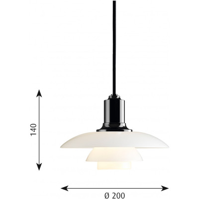 Louis Poulsen - PH 2/1 Pendelleuchte Louis Poulsen - PH 2/1 Pendelleuchte