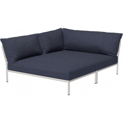 Houe - Level 2 Lounge Cozy Sofa-Element Links Muted White - Indigo (Heritage) Houe - Level 2 Lounge Cozy Sofa-Element Links Muted White - Indigo (Heritage)