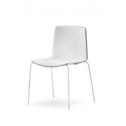 Pedrali - Tweet 890 Stuhl - Beige/Weiß | Weiß