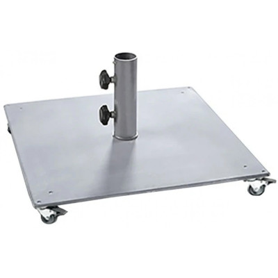 Weishäupl - Schirmständer Stahl mit Rollen - 55 kg / Hülse Ø40 mm | 2 schwenk-/ 2 feststellbare Rollen Weishäupl - Schirmständer Stahl mit Rollen - 55 kg / Hülse Ø40 mm | 2 schwenk-/ 2 feststellbare Rollen