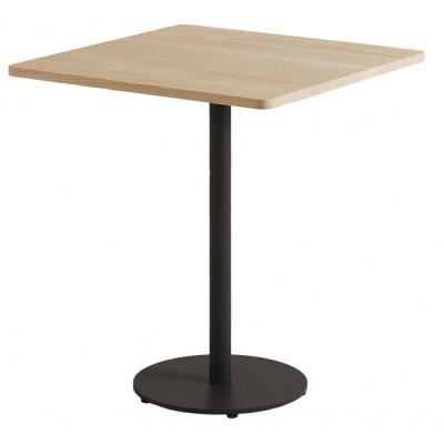 TIPTOE - Moka Bistrotisch Eiche massiv quadratisch - Graphit Schwarz TIPTOE - Moka Bistrotisch Eiche massiv quadratisch - Graphit Schwarz