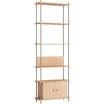Moebe - Shelving System s.255.1.B Regal -  Einfach - Eiche/Warmes Grau Moebe - Shelving System s.255.1.B Regal -  Einfach - Eiche/Warmes Grau