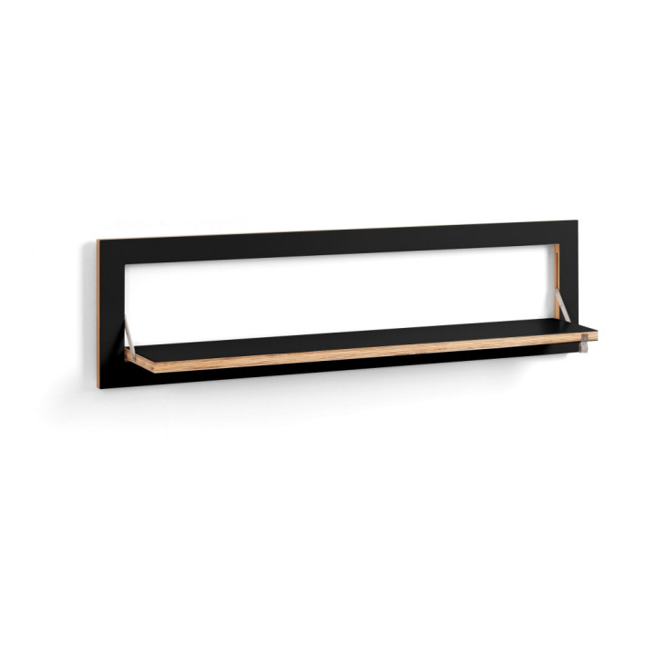 Ambivalenz - Fläpps Regal 100x27 cm - Schwarz Ambivalenz - Fläpps Regal 100x27 cm - Schwarz