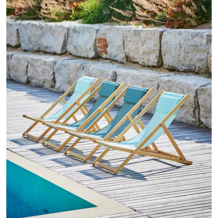 Fiam - Relax Liegestuhl Esche - Taupe Fiam - Relax Liegestuhl Esche - Taupe