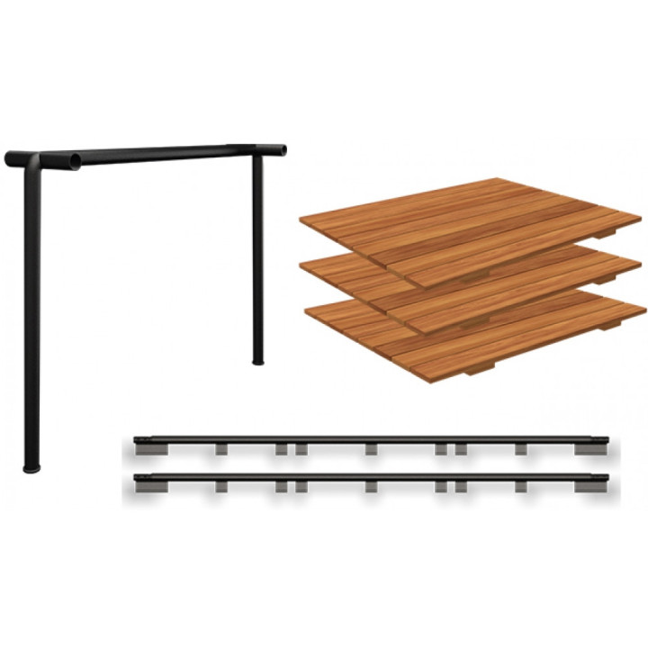 Houe - Avanti Infinity Tischverlängerung 222x98 cm - Thermo Ash / Schwarz Houe - Avanti Infinity Tischverlängerung 222x98 cm - Thermo Ash / Schwarz