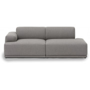 Muuto - Connect Soft Sofa 2-Sitzer Configuration 2 - Re-wool 128