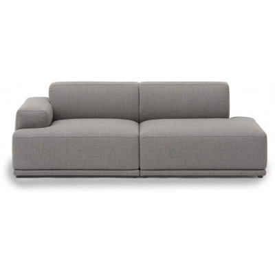 Muuto - Connect Soft Sofa 2-Sitzer Configuration 2 - Re-wool 128