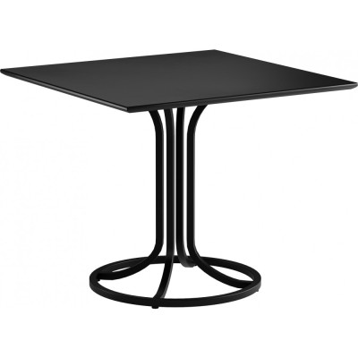 Emu - Collier Tisch quadratisch 90x90 cm - Schwarz (24)