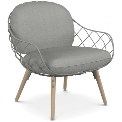 Magis - Pina Sessel - Grau - Natur Magis - Pina Sessel - Grau - Natur