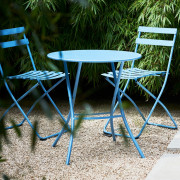 Fiam - Sirio Klapptisch rund - Schwarz