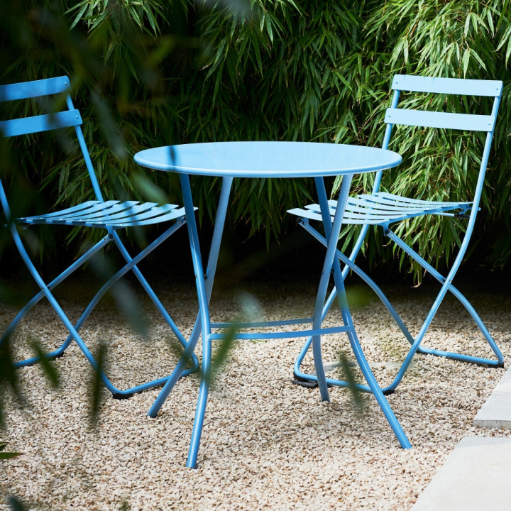 Fiam - Sirio Klapptisch rund - Schwarz Fiam - Sirio Klapptisch rund - Schwarz