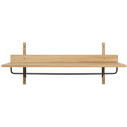 Ferm Living - Sector Ablage - Eiche / Messing schwarz