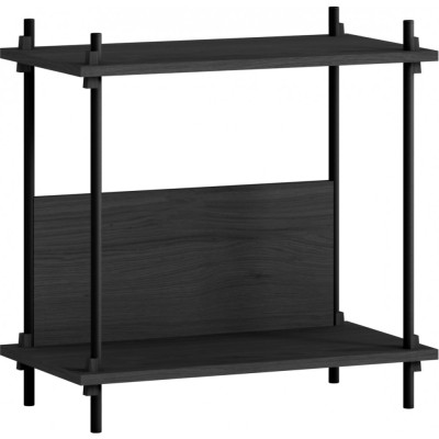 Moebe - Shelving System s.65.1.C Regal -  Einfach - Schwarz/Schwarz Moebe - Shelving System s.65.1.C Regal -  Einfach - Schwarz/Schwarz