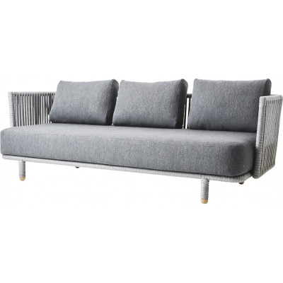 Cane-line - Moments 3-Sitzer Sofa - Grau Cane-line - Moments 3-Sitzer Sofa - Grau
