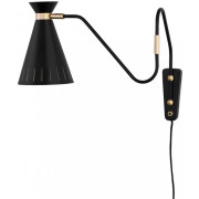 Warm Nordic - Cone Wandleuchte - Schwarz