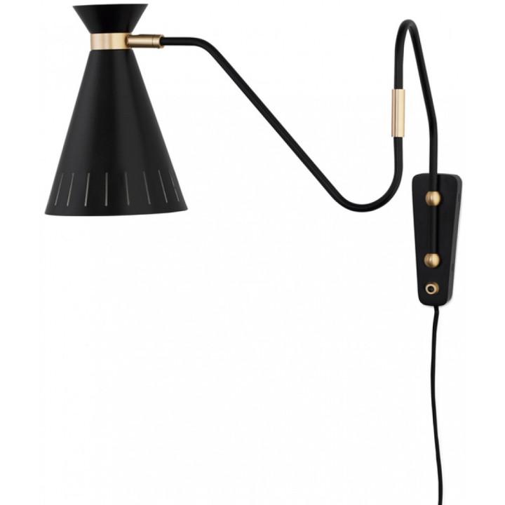 Warm Nordic - Cone Wandleuchte - Schwarz Warm Nordic - Cone Wandleuchte - Schwarz