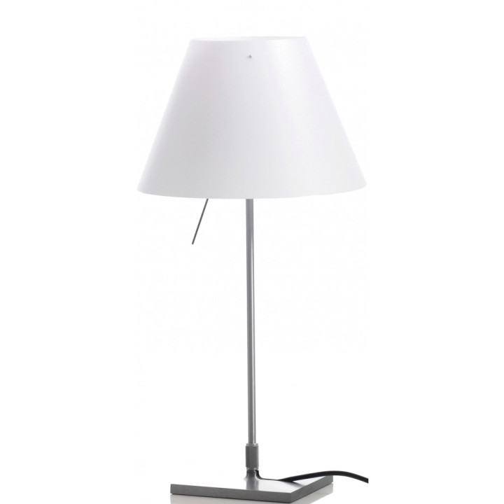 Luceplan - Costanzina Tischleuchte - Weiß | Alu Luceplan - Costanzina Tischleuchte - Weiß | Alu