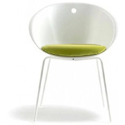 Pedrali - Gliss 900.3 Sitzkissen - Grau C139 (Kunstleder)