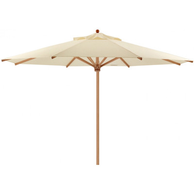 Weishäupl - Teak Sonnenschirm Ø400 cm mit Flaschenzug - Natur (01) | ohne Schutzhülle Weishäupl - Teak Sonnenschirm Ø400 cm mit Flaschenzug - Natur (01) | ohne Schutzhülle