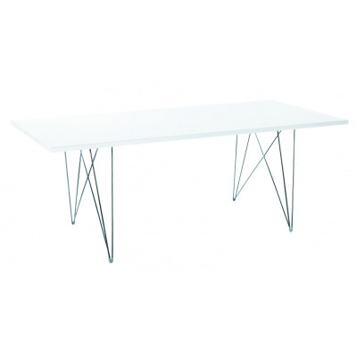 Magis - XZ3 Tisch rechteckig - Schwarz (Gestell: Weiß) Magis - XZ3 Tisch rechteckig - Schwarz (Gestell: Weiß)