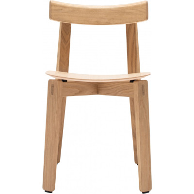 Gazzda - Nora Stuhl (2-er Set) - Eiche geölt / Eichenfurnier Weiß Gazzda - Nora Stuhl (2-er Set) - Eiche geölt / Eichenfurnier Weiß