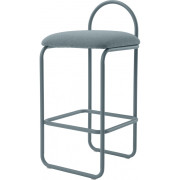 AYTM - Angui Barhocker H 82 - 5 cm - Staubblau Bouclé