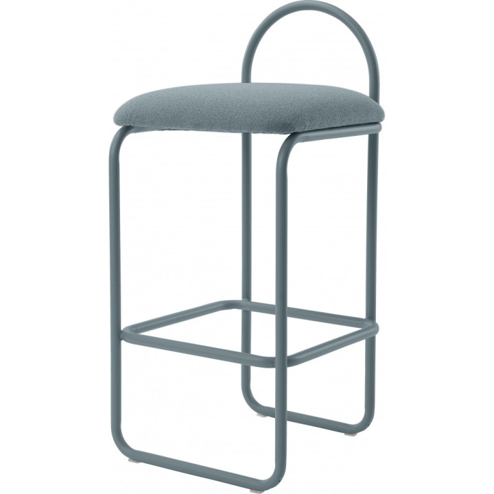 AYTM - Angui Barhocker H 82 - 5 cm - Staubblau Bouclé AYTM - Angui Barhocker H 82 - 5 cm - Staubblau Bouclé